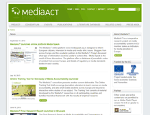 Tablet Screenshot of mediaact.eu